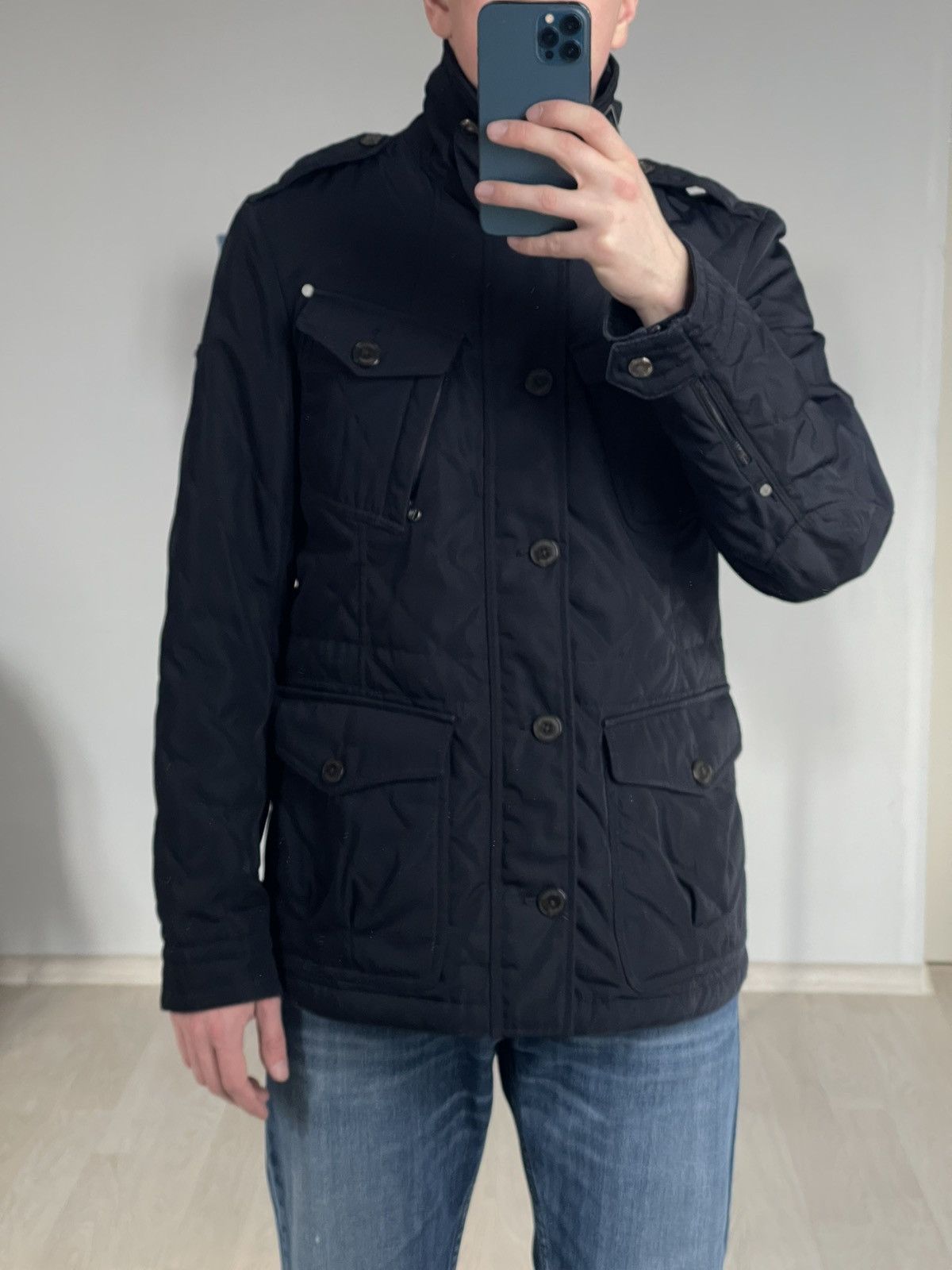 Hackett AW2015 Hackett London Technical Fabrics Quilted Jacket Size US M / EU 48-50 / 2 - 6 Thumbnail