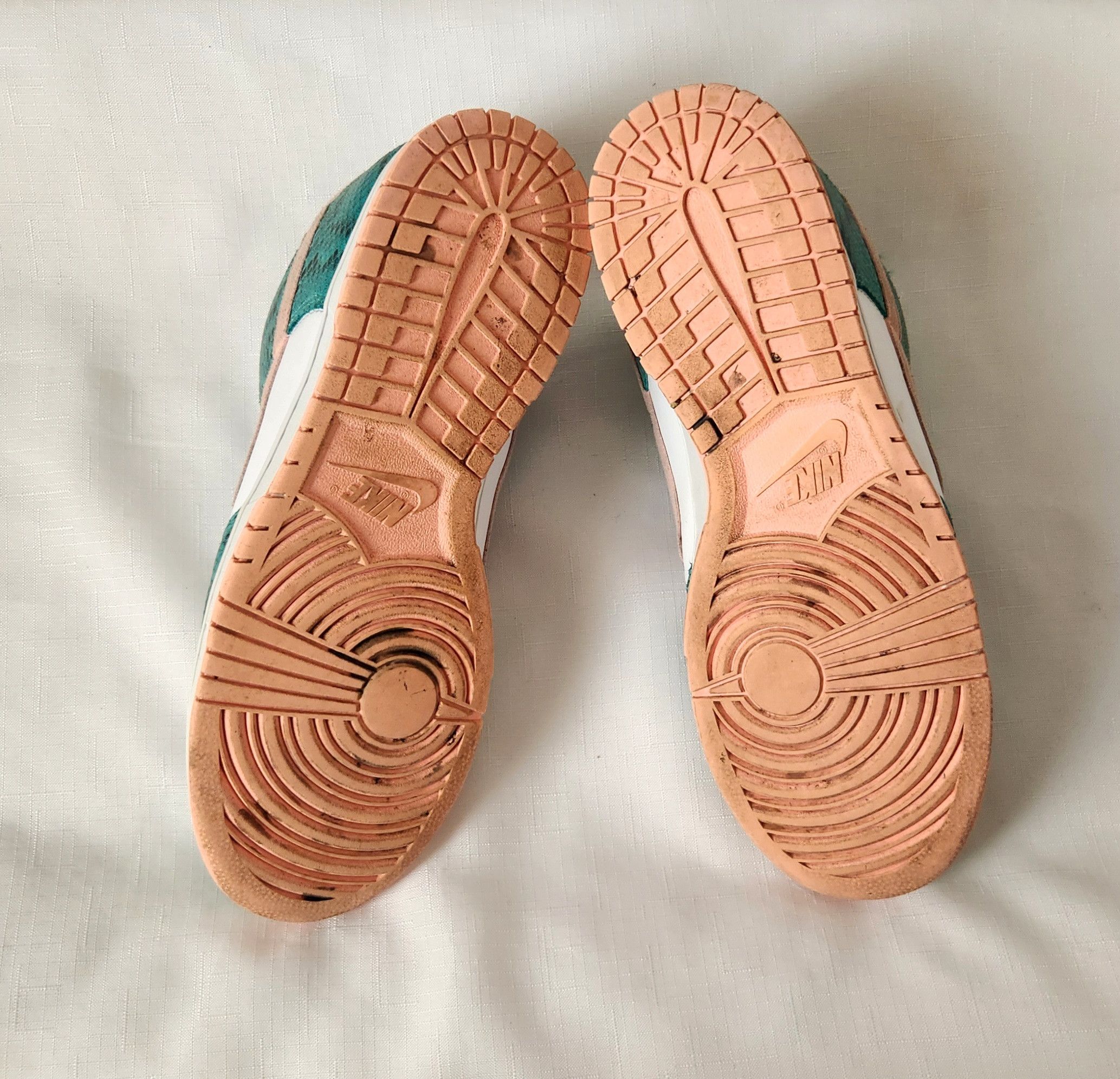 Nike Nike Dunk Low Snakeskin Washed Teal Bleached Coral size 13 Size US 13 / EU 46 - 8 Thumbnail