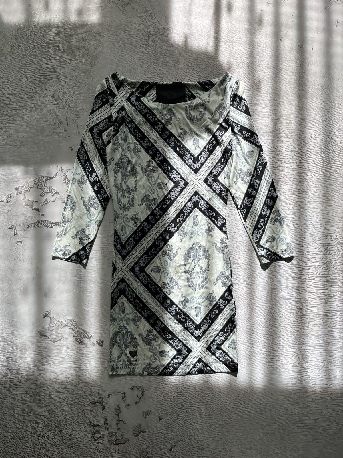 Philipp Plein Philipp Plein Couture Limited Edition Monogram Dress White Size XS / US 0-2 / IT 36-38 - 2 Thumbnail