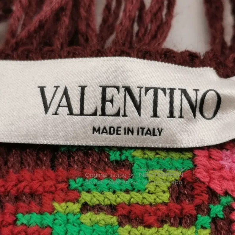 Valentino Valentino Plush blend floral pattern fringed top Size S / US 4 / IT 40 - 3 Thumbnail