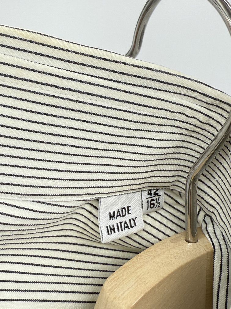 Helmut Lang Vintage Striped Shirt Size US L / EU 52-54 / 3 - 4 Thumbnail