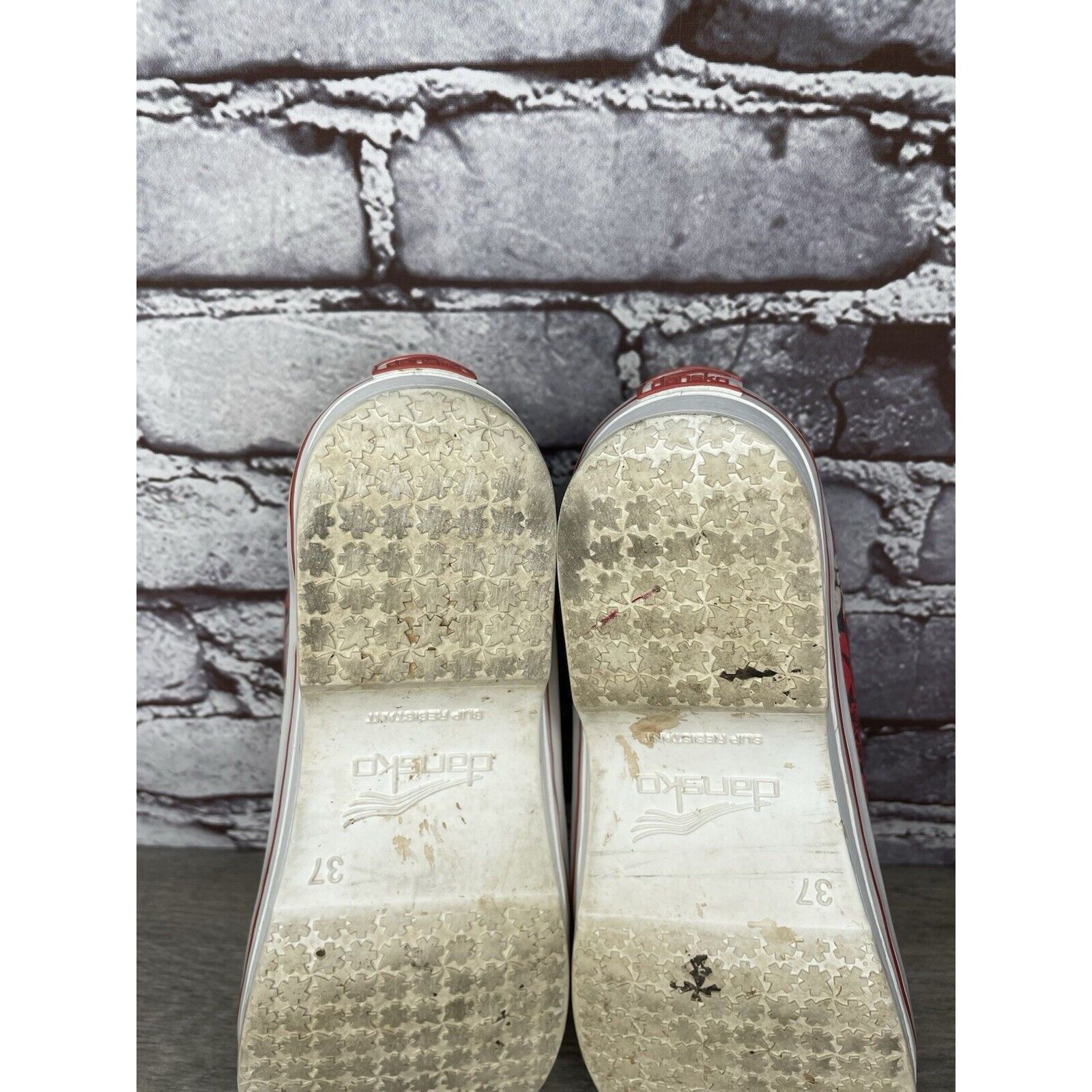 Other Dansko Veda Vegan Red Floral Lace Up Sneaker Clogs Shoes Wom Size US 6.5 / IT 36.5 - 19 Thumbnail