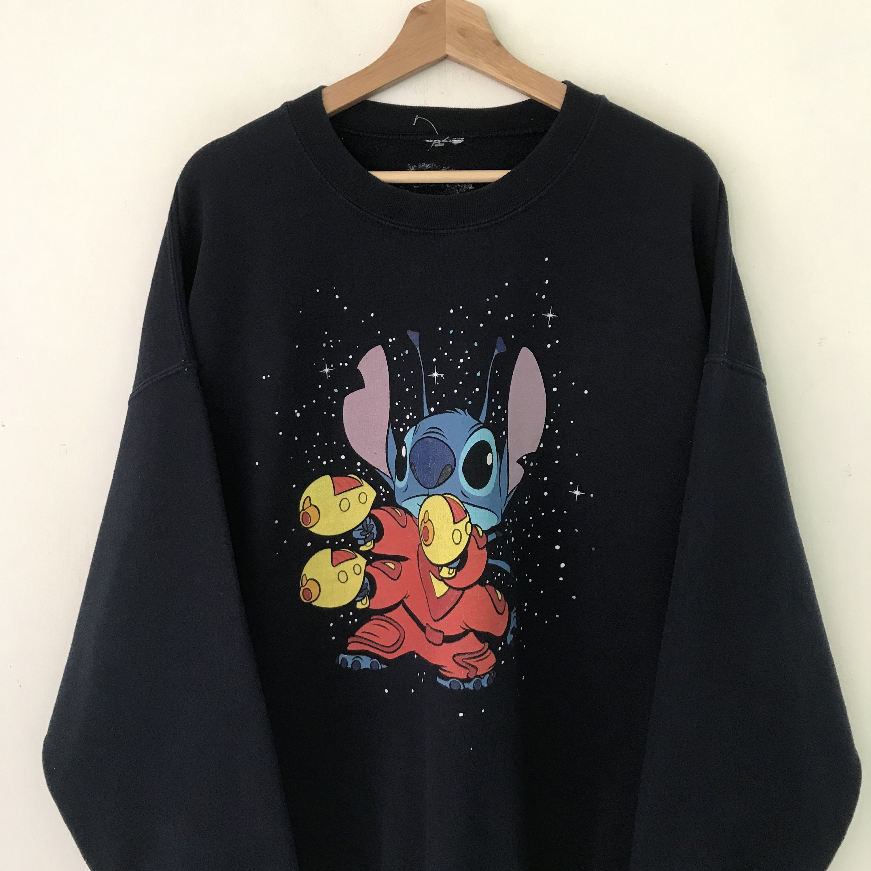 Vintage Vintage Lilo Stitch Blue Sweatshirt 2Xlarge - 489 Size US XXL / EU 58 / 5 - 5 Thumbnail