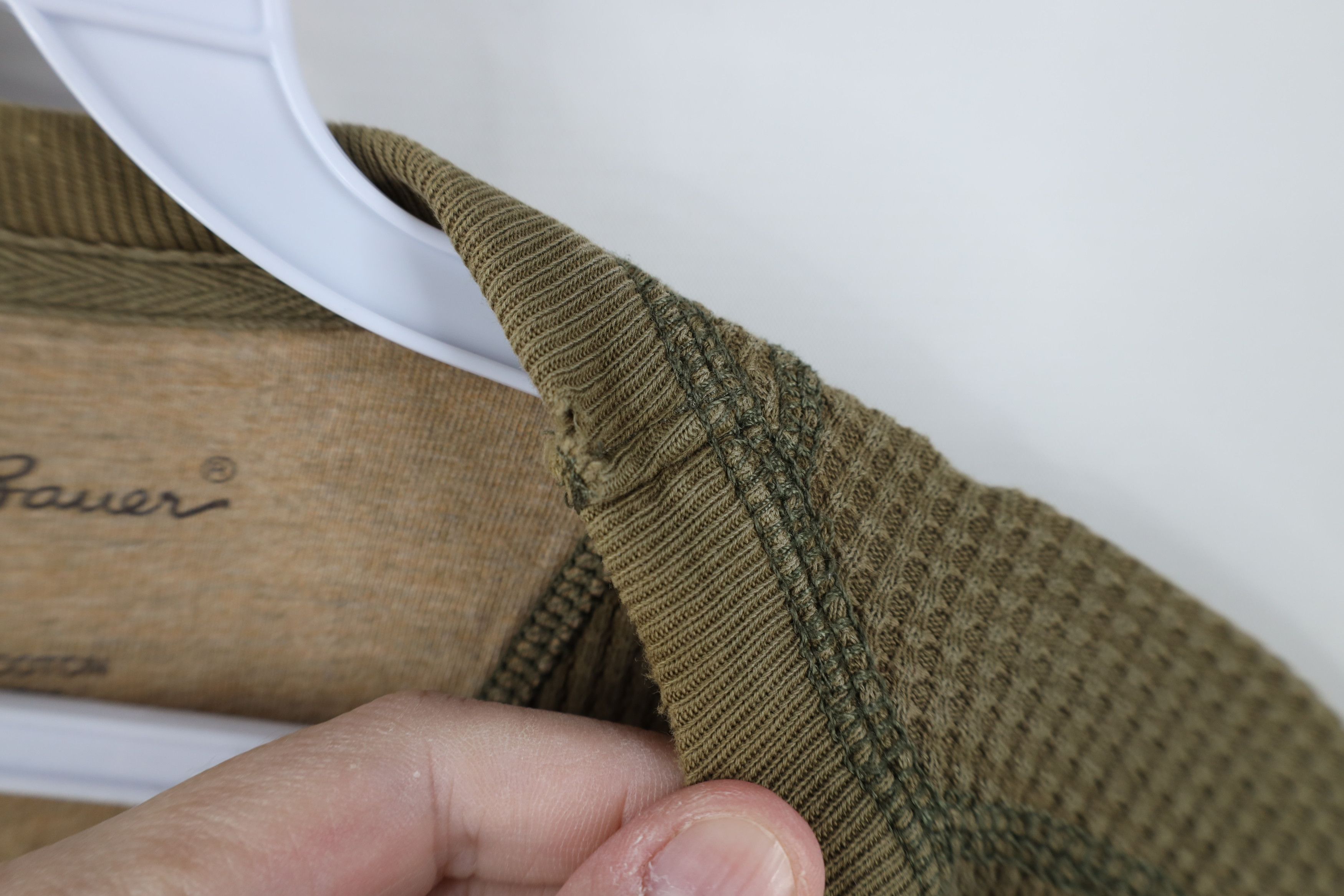 Eddie Bauer Vintage Eddie Bauer Thermal Waffle Knit Long Sleeve T-Shirt Size US XXL / EU 58 / 5 - 5 Thumbnail