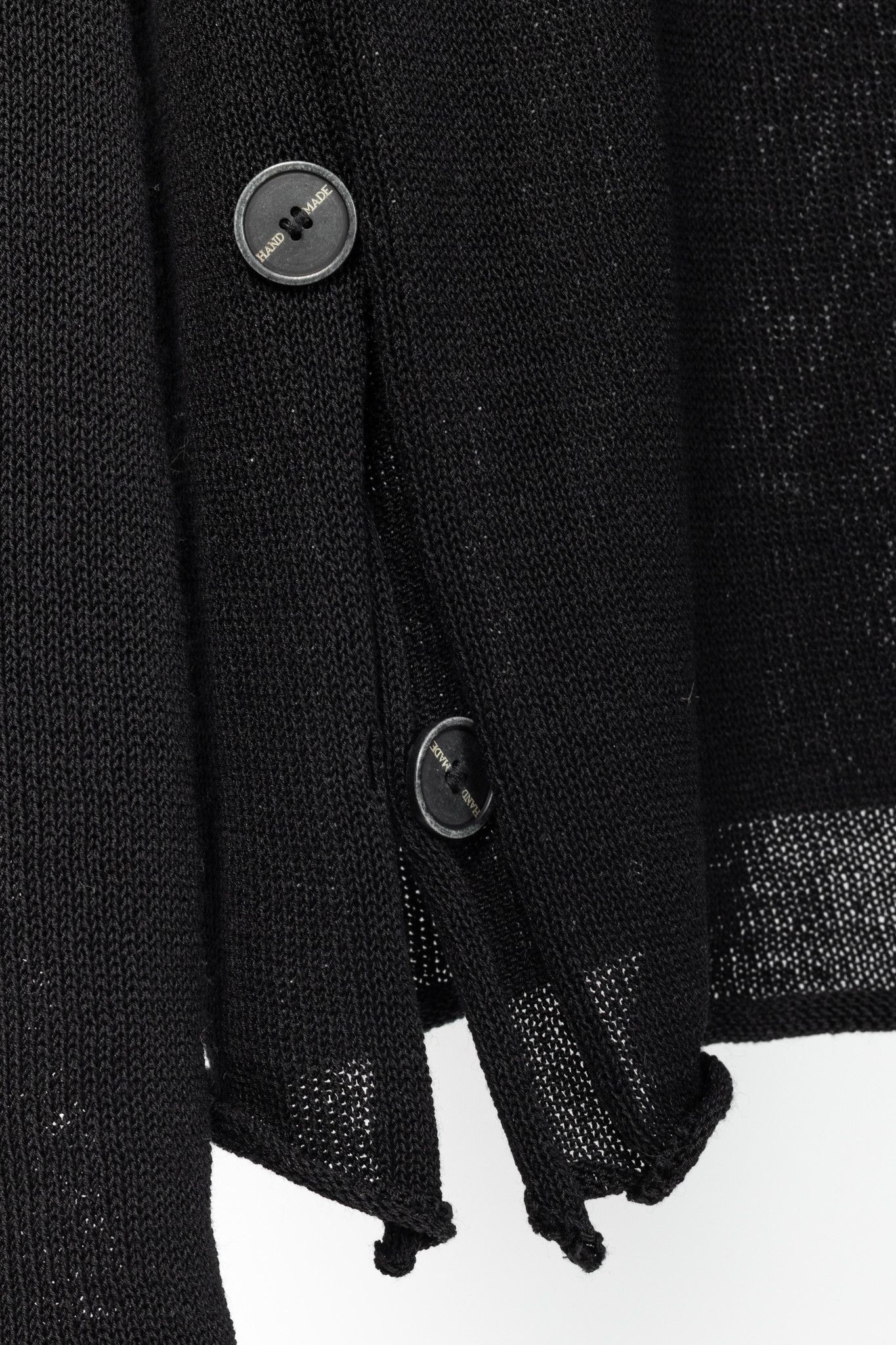 Annette Gortz Annette Gortz Teno Black Viscose Button-Side Sweater Size L / US 10 / IT 46 - 7 Thumbnail