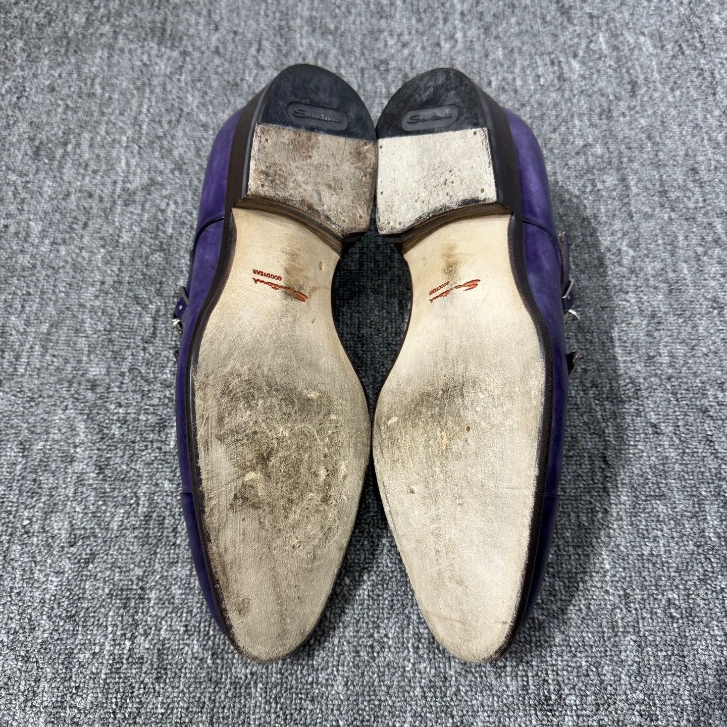 Santa Cruz Skateboards Santoni Hand Burnished Leather Shoes US 6 95New Size US 6 / EU 39 - 4 Thumbnail