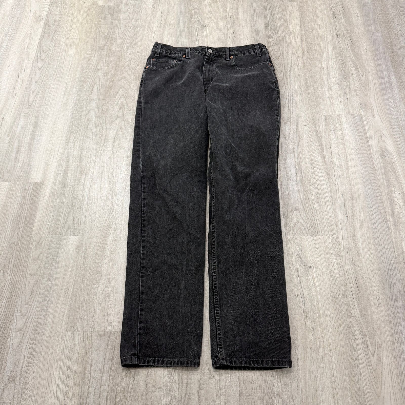 Levi's Vintage Levis 550 Jeans Men's 38x36 Black Relaxed Fit Denim Size US 38 / EU 54 - 1 Thumbnail