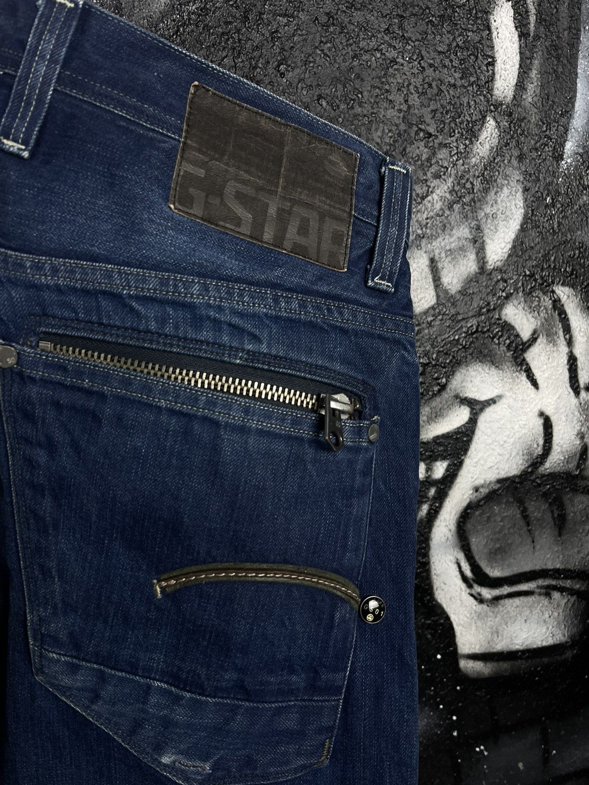 G-Star × Vintage G Star RAW 01 Attacc Straight Vintage Jeans Men’s Size 32/32 Size US 32 / EU 48 - 14 Thumbnail
