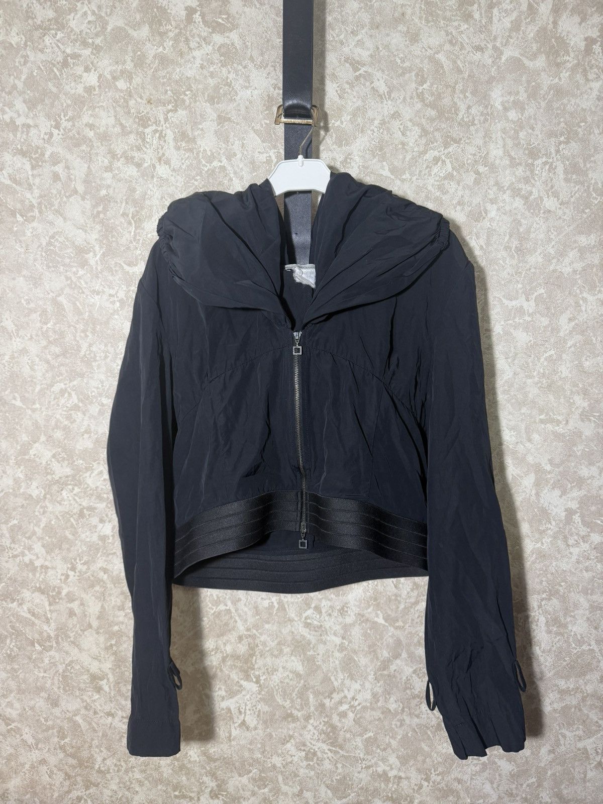 Sarah Pacini × Vintage Sarah Pacini crop top avant-garde jacket Size L / US 10 / IT 46 - 1 Thumbnail