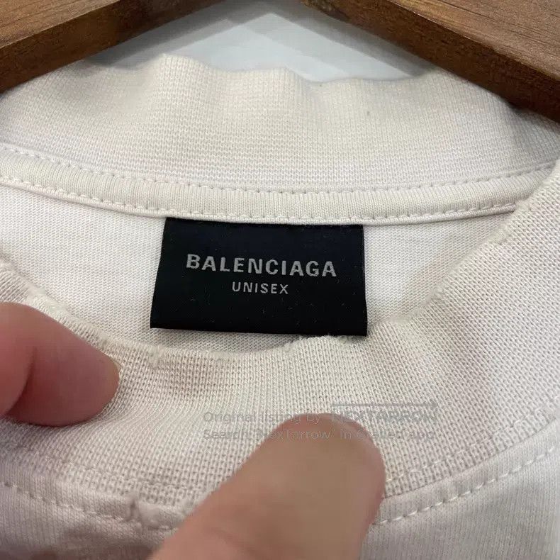 Balenciaga Balenciaga Letter Printed Worn Short Sleeve Round Neck T-S Size US S / EU 44-46 / 1 - 3 Thumbnail