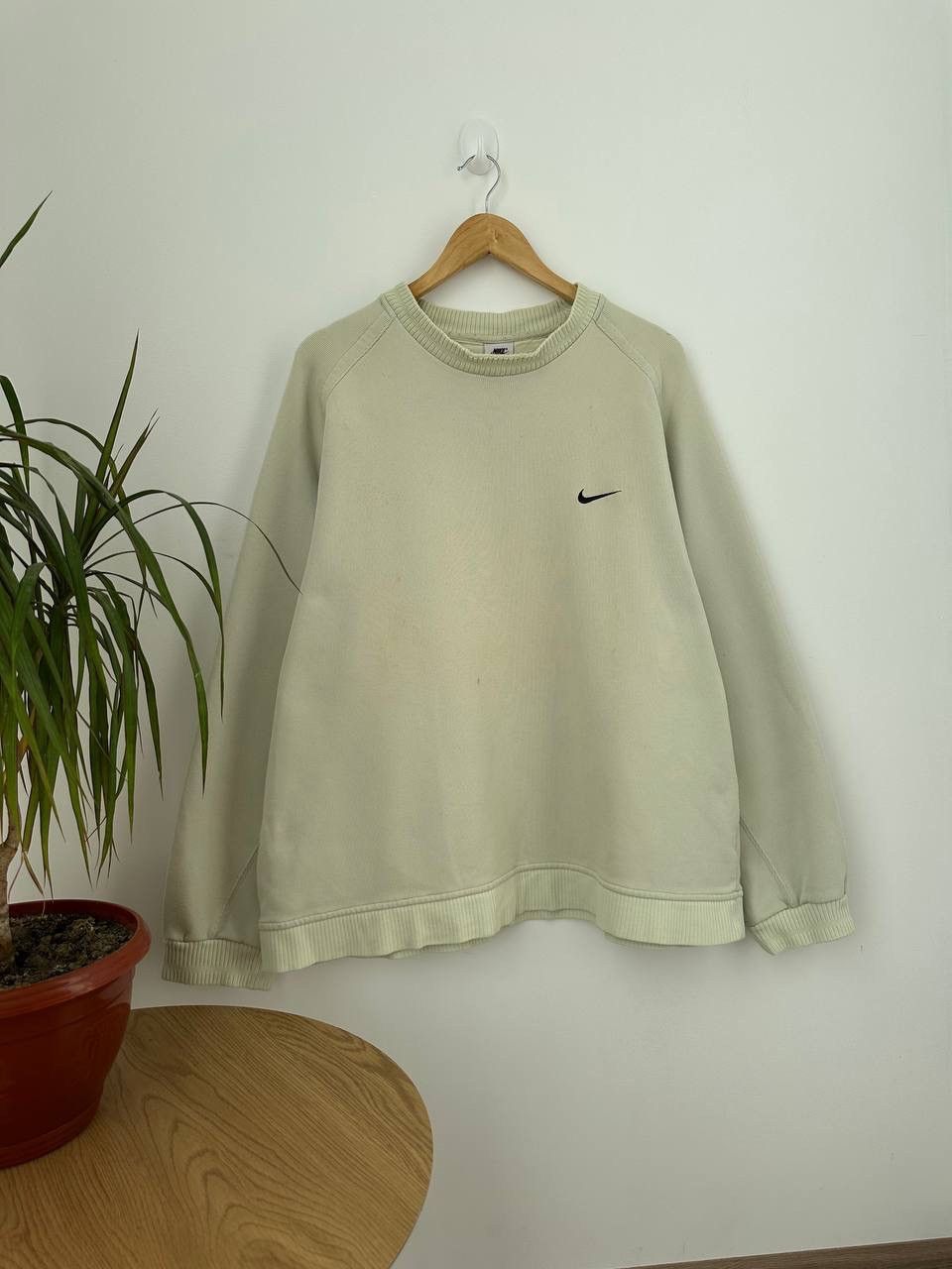 Nike Vintage Nike Faded Green Distressed Sweatshirt Size US XL / EU 56 / 4 - 2 Thumbnail