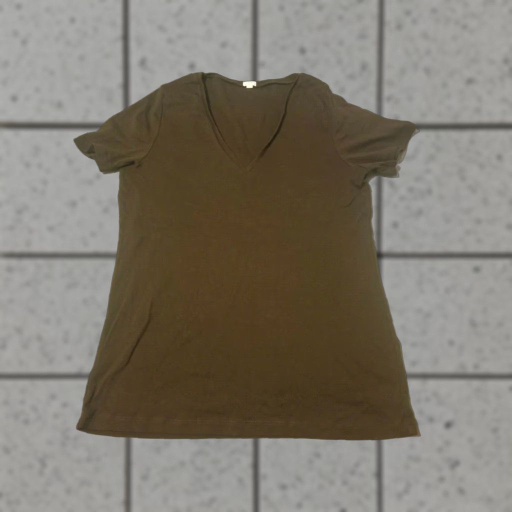 J.Crew Womens J.CREW Shirt XL Black Cotton Tee Size XL / US 12-14 / IT 48-50 - 1 Thumbnail