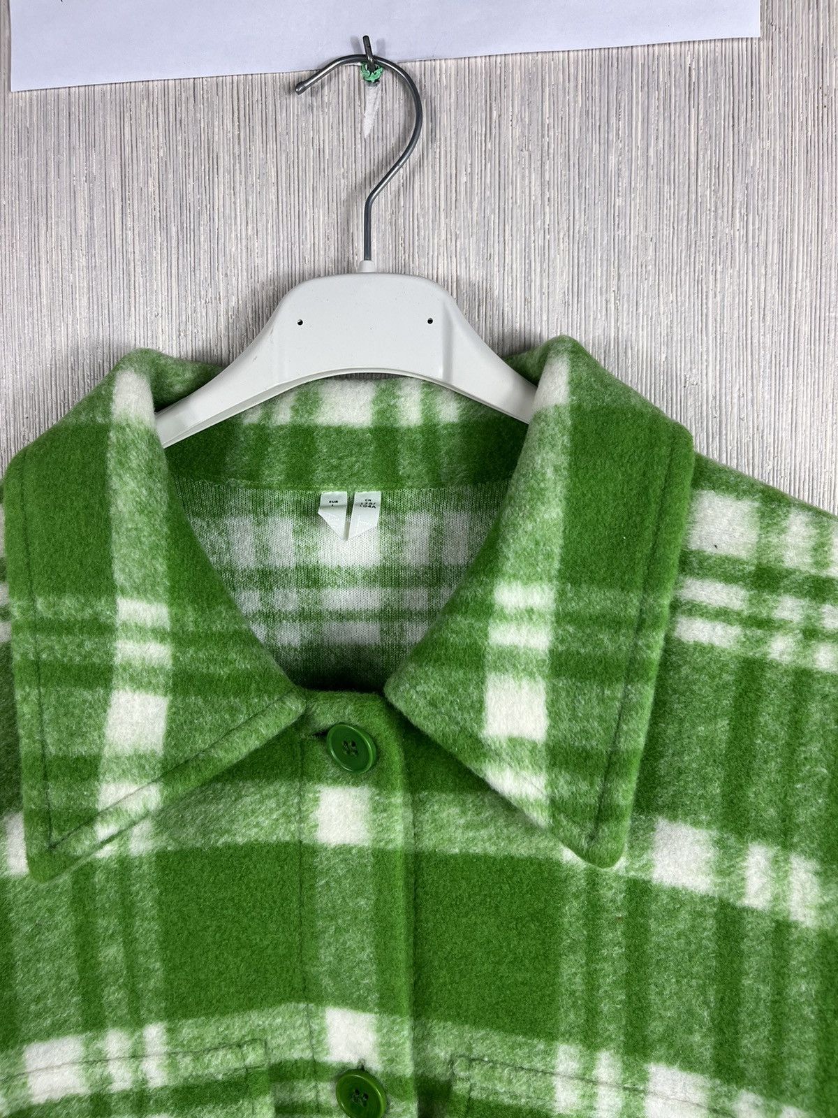 Arket × Designer Arket wool checked overshirt jacket heavy shirt Size US L / EU 52-54 / 3 - 9 Thumbnail