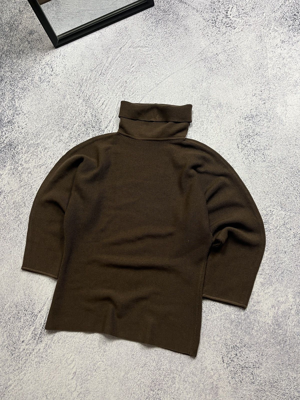 Escada Escada Brown Mosh Neck Knit Wool Sweater Made in Italy Size M / US 6-8 / IT 42-44 - 2 Thumbnail