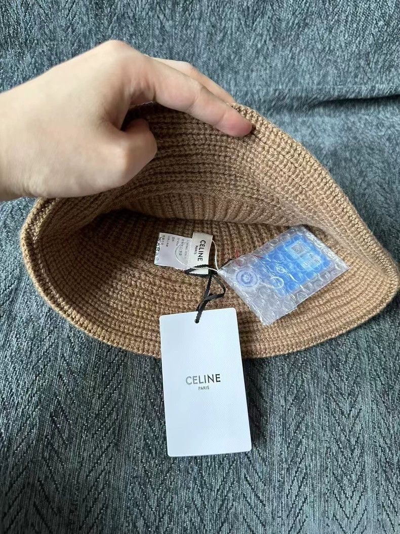 Celine Celine Brown Cashmere Fisherman Hat Size ONE SIZE - 2 Thumbnail