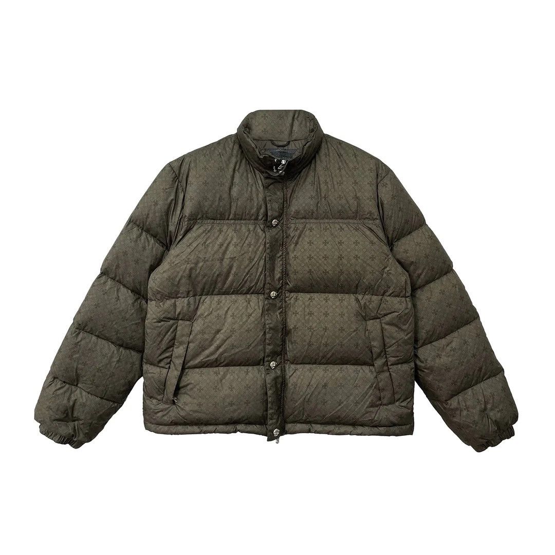 Chrome Hearts Chrome Hearts Monogram Olive Puffer Down Jacket V2 Size US L / EU 52-54 / 3 - 1 Thumbnail