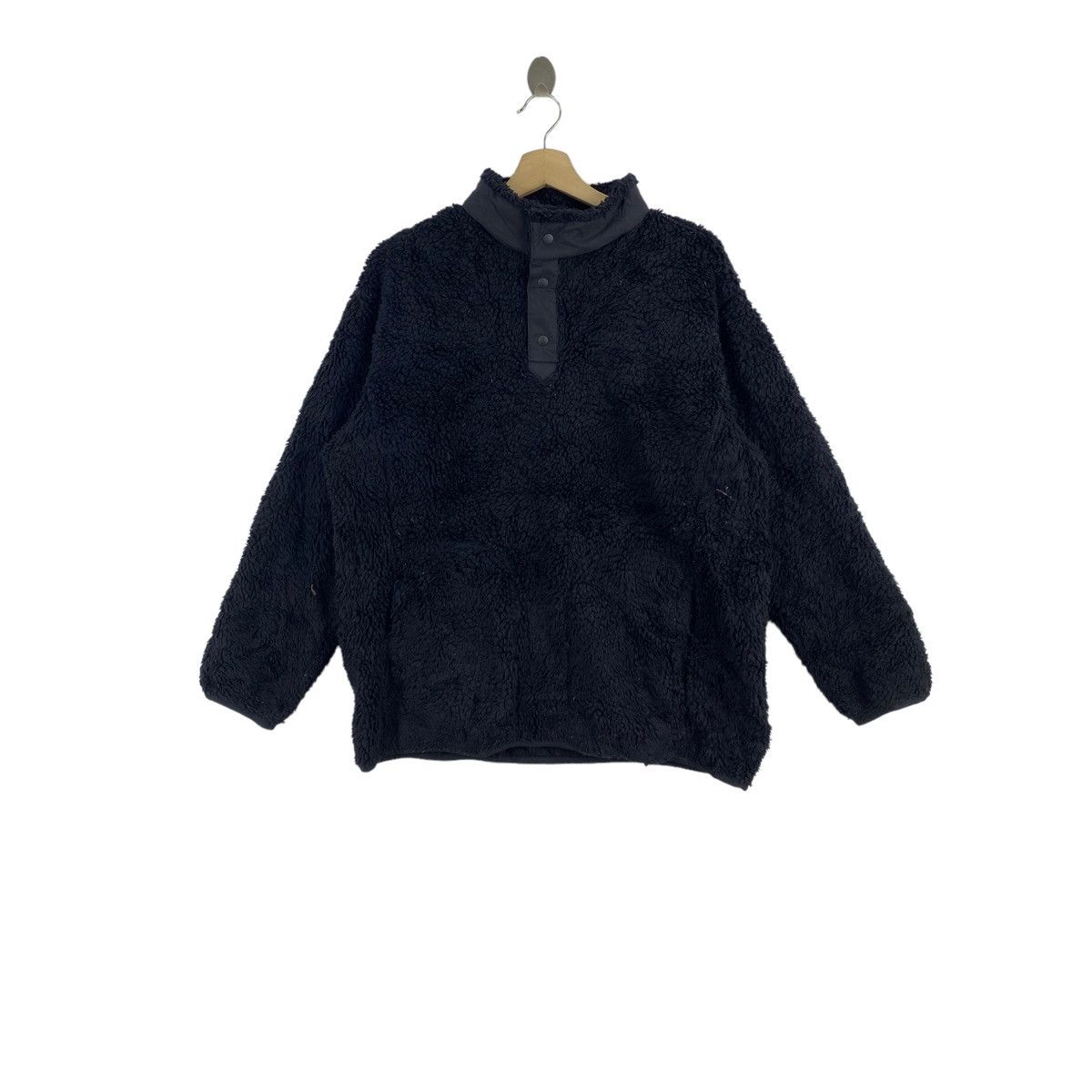 Uniqlo × White Mountaineering WHITE MOUNTAINEERING x UNIQLO Deep Pile Sherpa Fleece Black Size US L / EU 52-54 / 3 - 1 Thumbnail