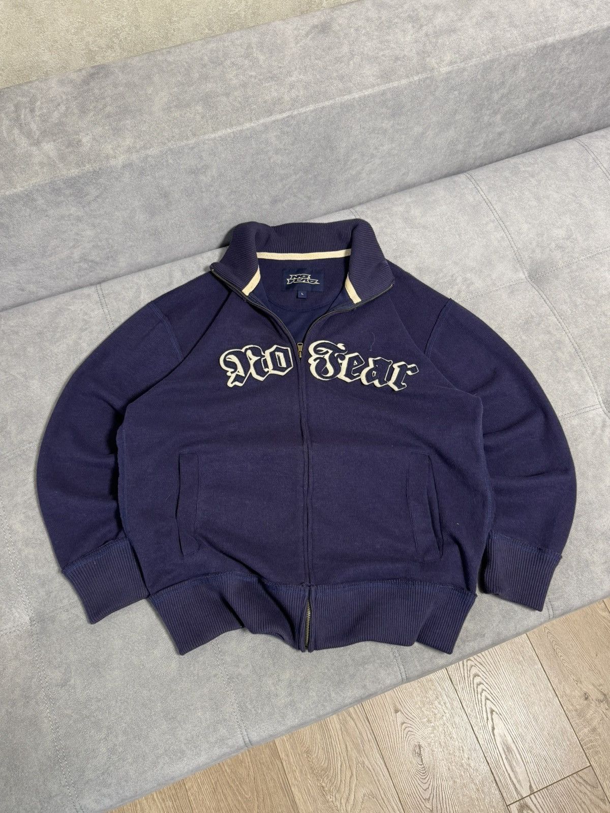 No Fear Vintage No Fear Zip Y2K Pullover Sweatshirt Size L Size US L / EU 52-54 / 3 - 3 Thumbnail