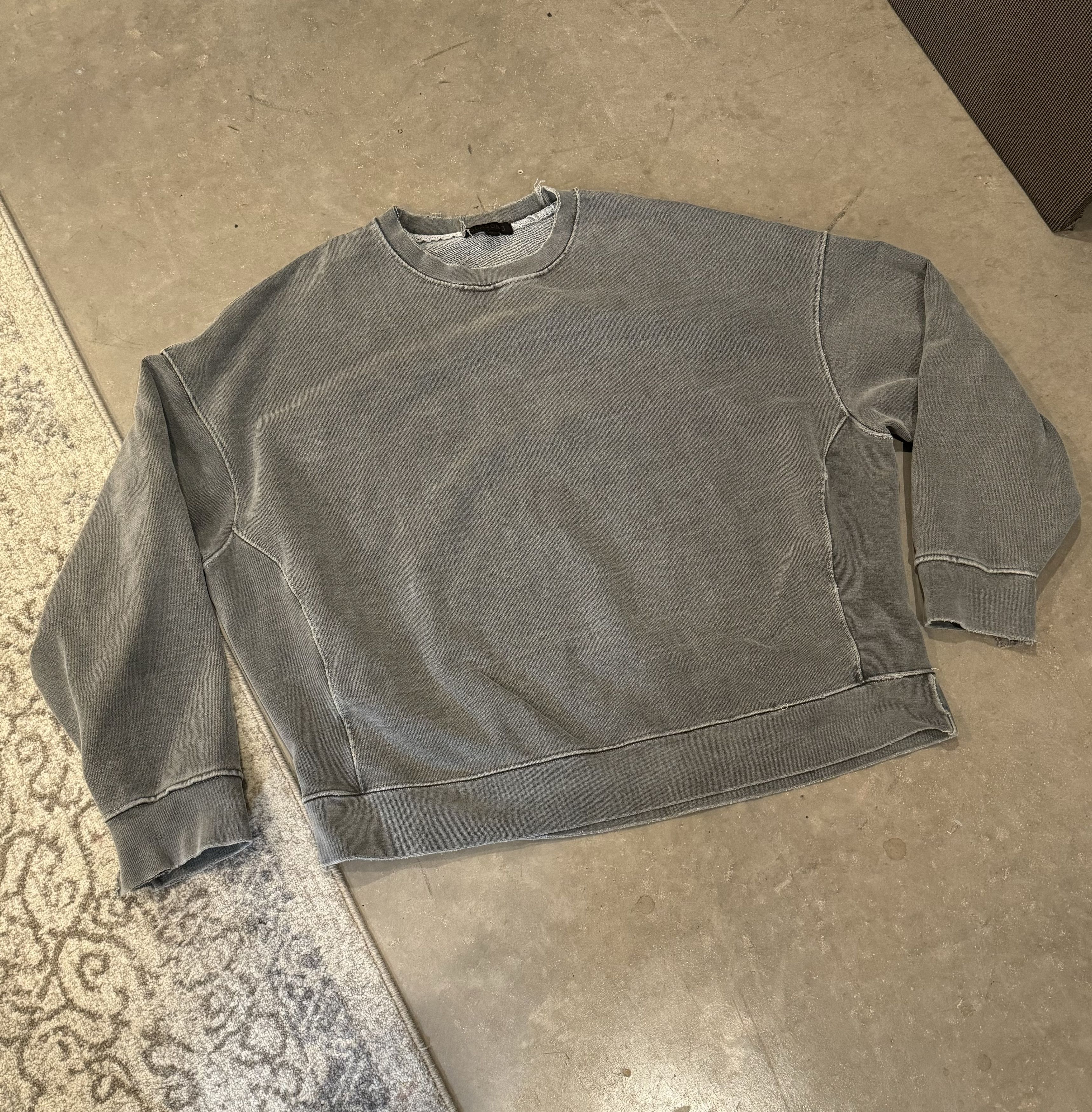 Yeezy Season Oversized Gray Sweatshirt