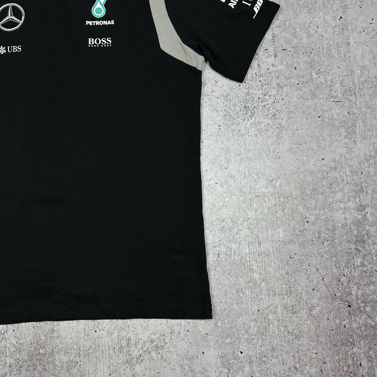 Mercedes-Benz Vintage Mercedes Benz Petronas F1 Formula Uno Hugo Boss Tee Size US XL / EU 56 / 4 - 4 Thumbnail
