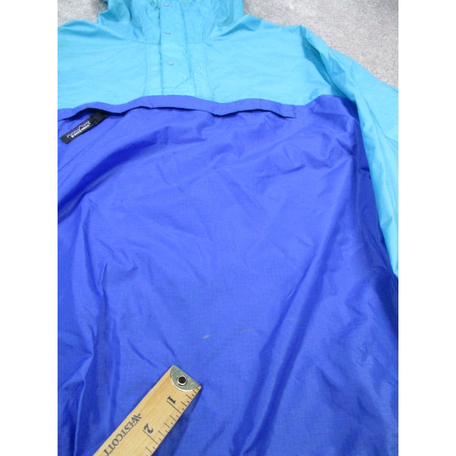 Patagonia VINTAGE Patagonia Jacket Mens Small Blue Windbreaker Anorak Size US S / EU 44-46 / 1 - 6 Thumbnail