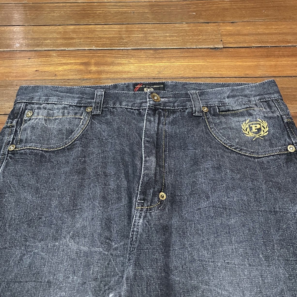 Phat Farm × Vintage Rare Design Vintage Brand Phat Farm Rapper Baggy Jeans 2000s Size US 36 / EU 52 - 3 Thumbnail