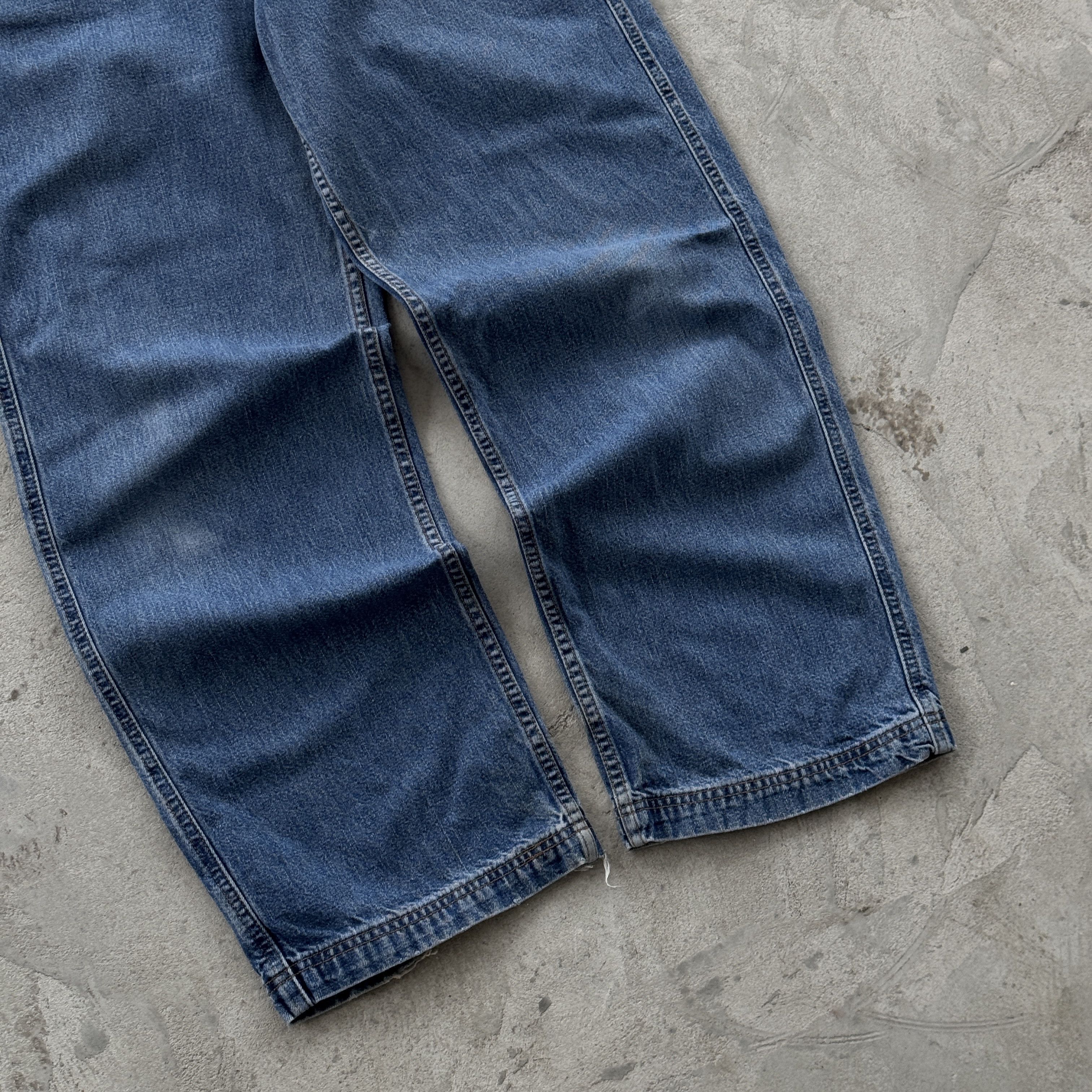 Levi's Vintage 90s Levi's Baggy Carpenter Washed Blue Pants Size US 32 / EU 48 - 8 Thumbnail