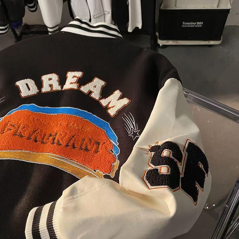 Japanese Brand × Vintage Black Vintage Distressed Hot Dog Embroidered Bomber Jacket Size US L / EU 52-54 / 3 - 6 Thumbnail