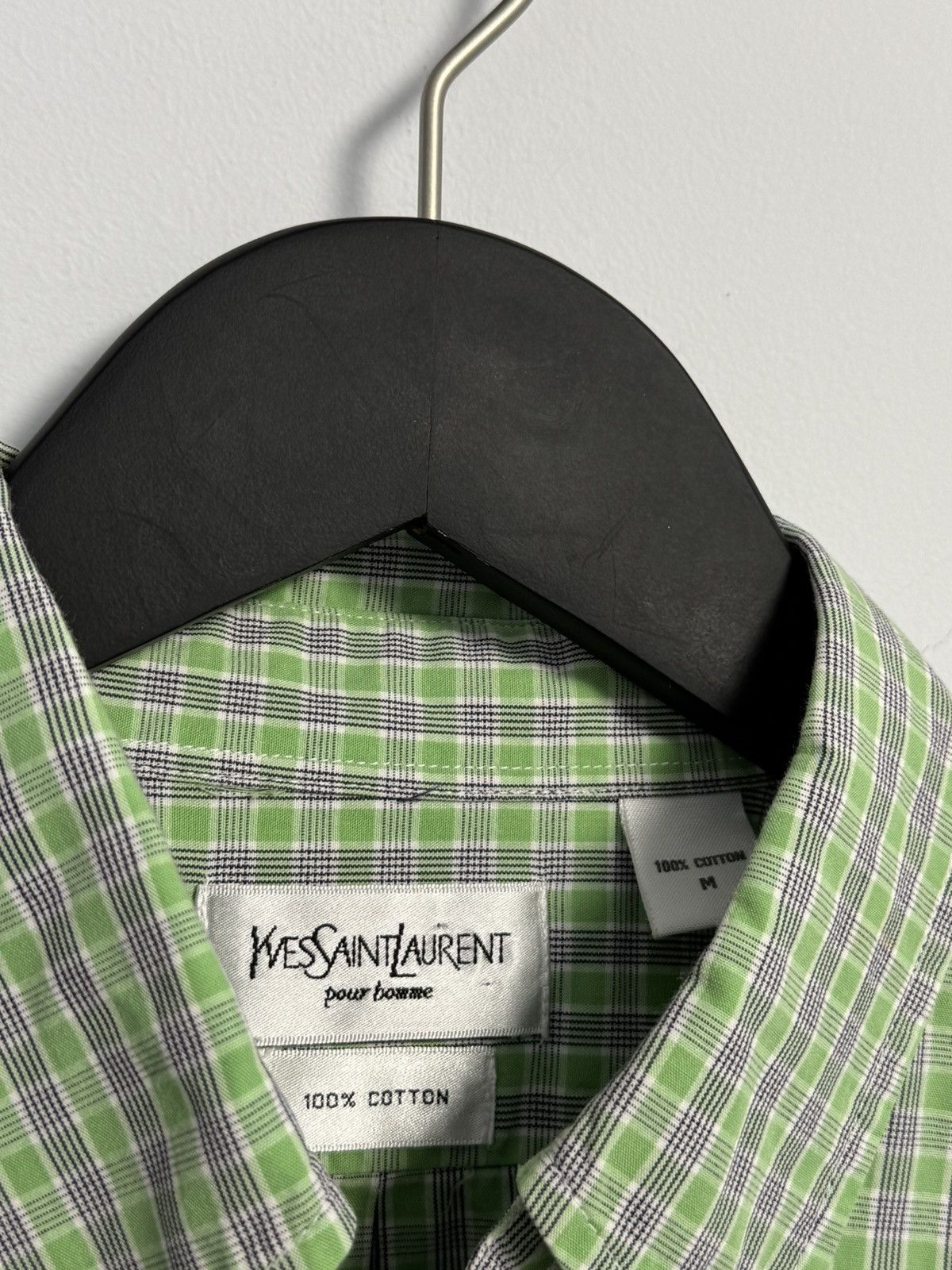 Yves Saint Laurent Ysl Yves Saint Laurent Button Up Shirt Luxury Size US M / EU 48-50 / 2 - 7 Thumbnail