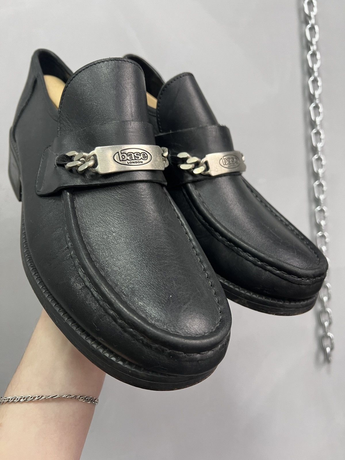 Hedi Slimane Chain avant garde gothic loafers hedi slimane style y2k Size US 10 / EU 43 - 3 Thumbnail