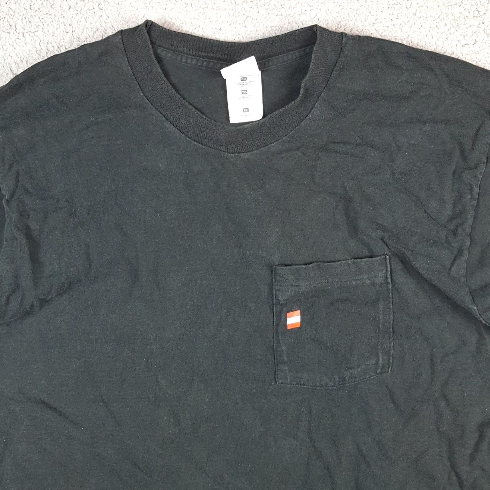 Fruit Of The Loom VINTAGE NASCAR Winston Cup Men's XL Faded Black Pocket Tee T-Shirt Race Shirt Size US XL / EU 56 / 4 - 3 Thumbnail