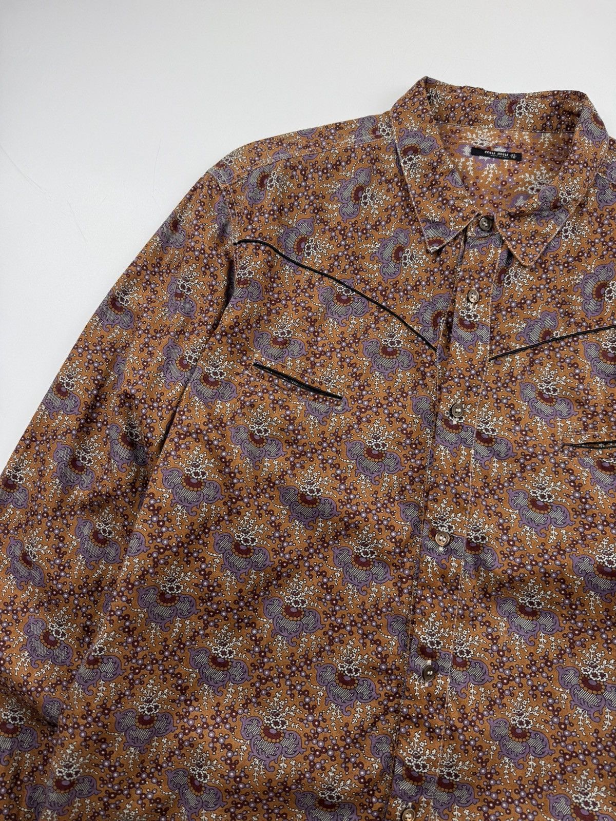 Miu Miu Archive Miu Miu S/S’04 Western Shirt Size US M / EU 48-50 / 2 - 5 Thumbnail