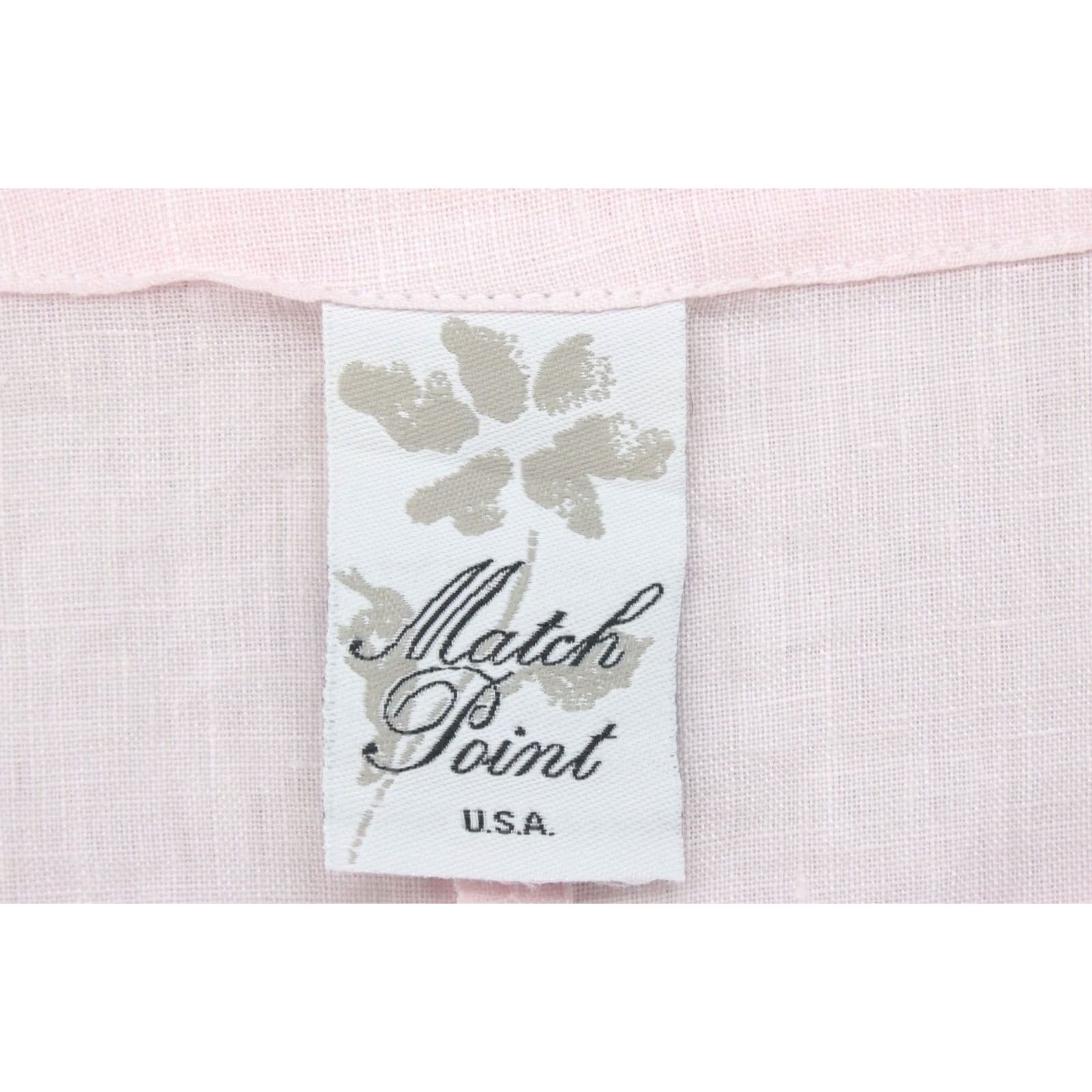 Pinko Match Point USA Kimono Top Womens Medium Pink Linen Cottagecore Fairy Bohemian Cottagecore USA Fashion Shirt Ladies M Size M / US 6-8 / IT 42-44 - 4 Thumbnail