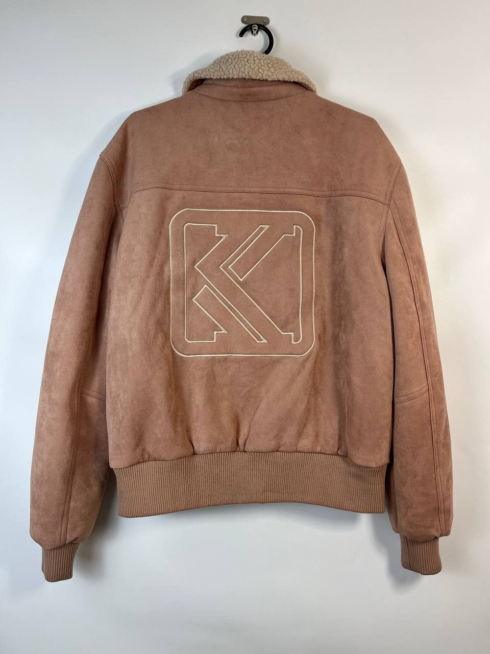 Karl Kani Karl Kani Pink Big Logo Full Zip Sherpa Jacket Size S Size S / US 4 / IT 40 - 5 Thumbnail