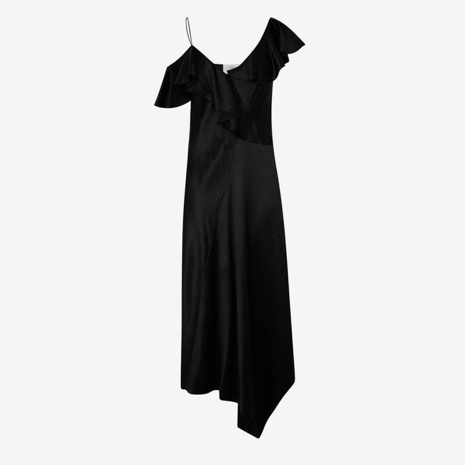 Celine LONG ASYMMETRIC DRESS Size XS / US 0-2 / IT 36-38 - 1 Thumbnail