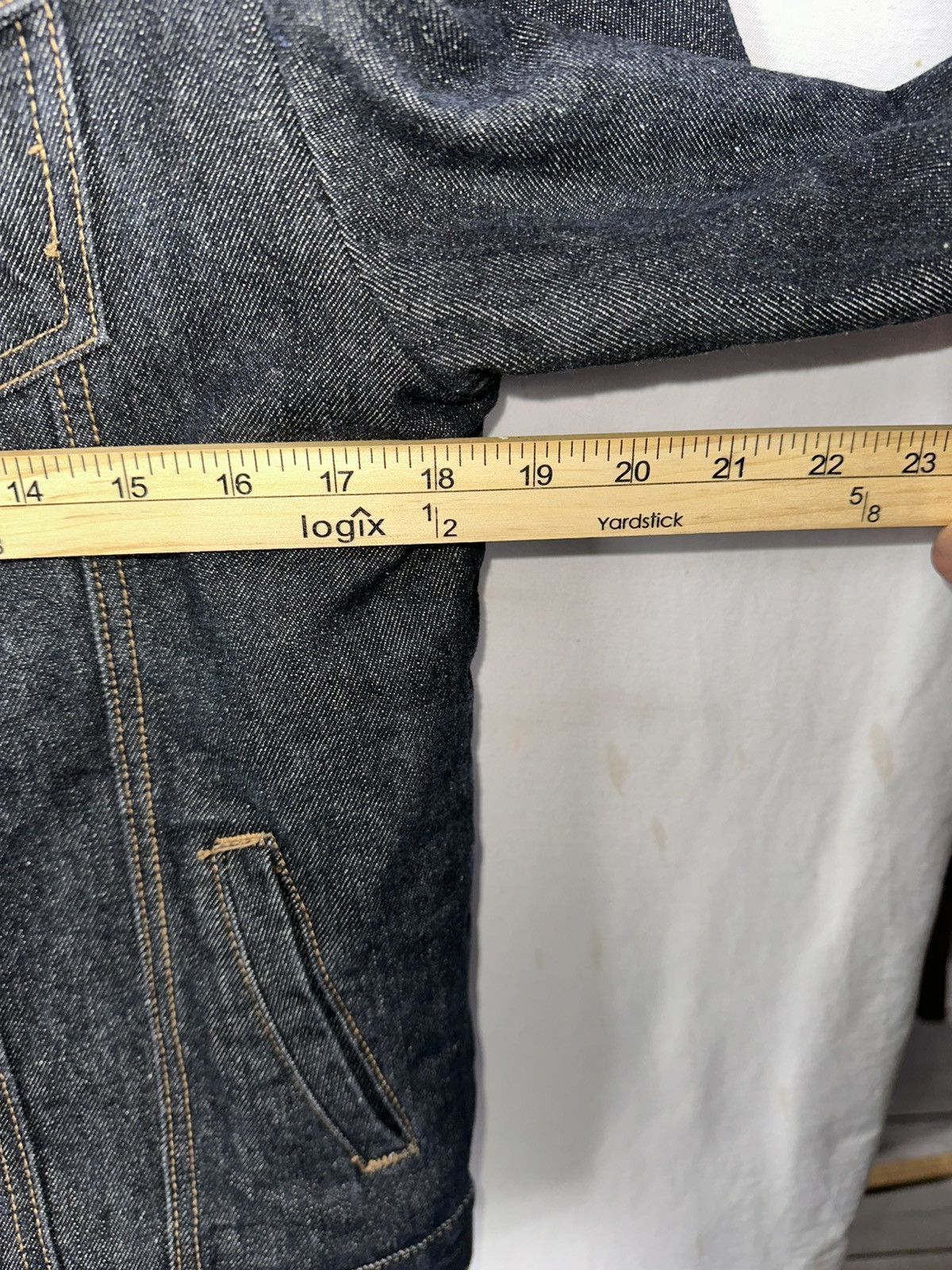 Other Red Diamond Sherpa-Lined Denim Trucker Jacket - Small Size S / US 4 / IT 40 - 6 Thumbnail