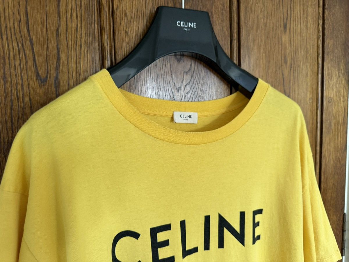 Celine Celine Hedi Slimane monochrome collection logo T shirt L Size US L / EU 52-54 / 3 - 13 Thumbnail
