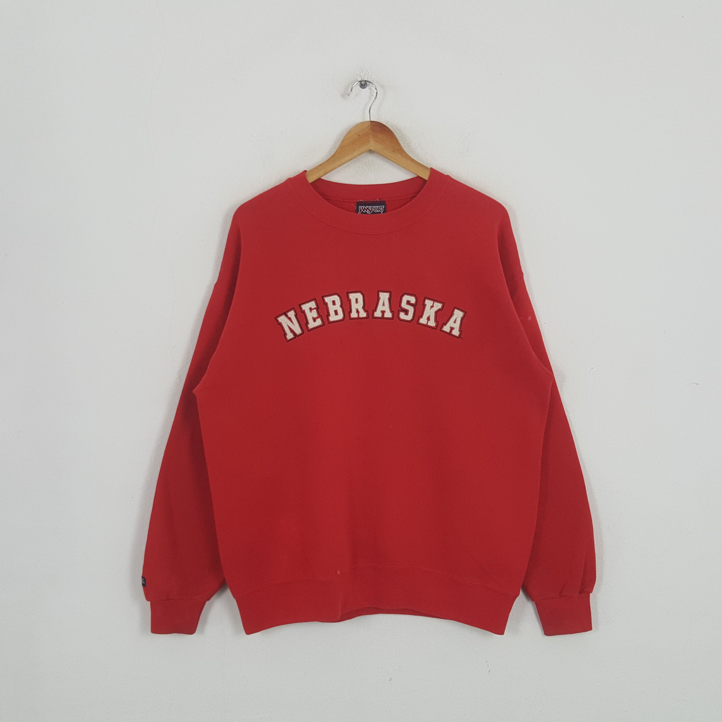 Jansport × Vintage Vintage Nebraska American State Sweatshirt Size US L / EU 52-54 / 3 - 1 Thumbnail