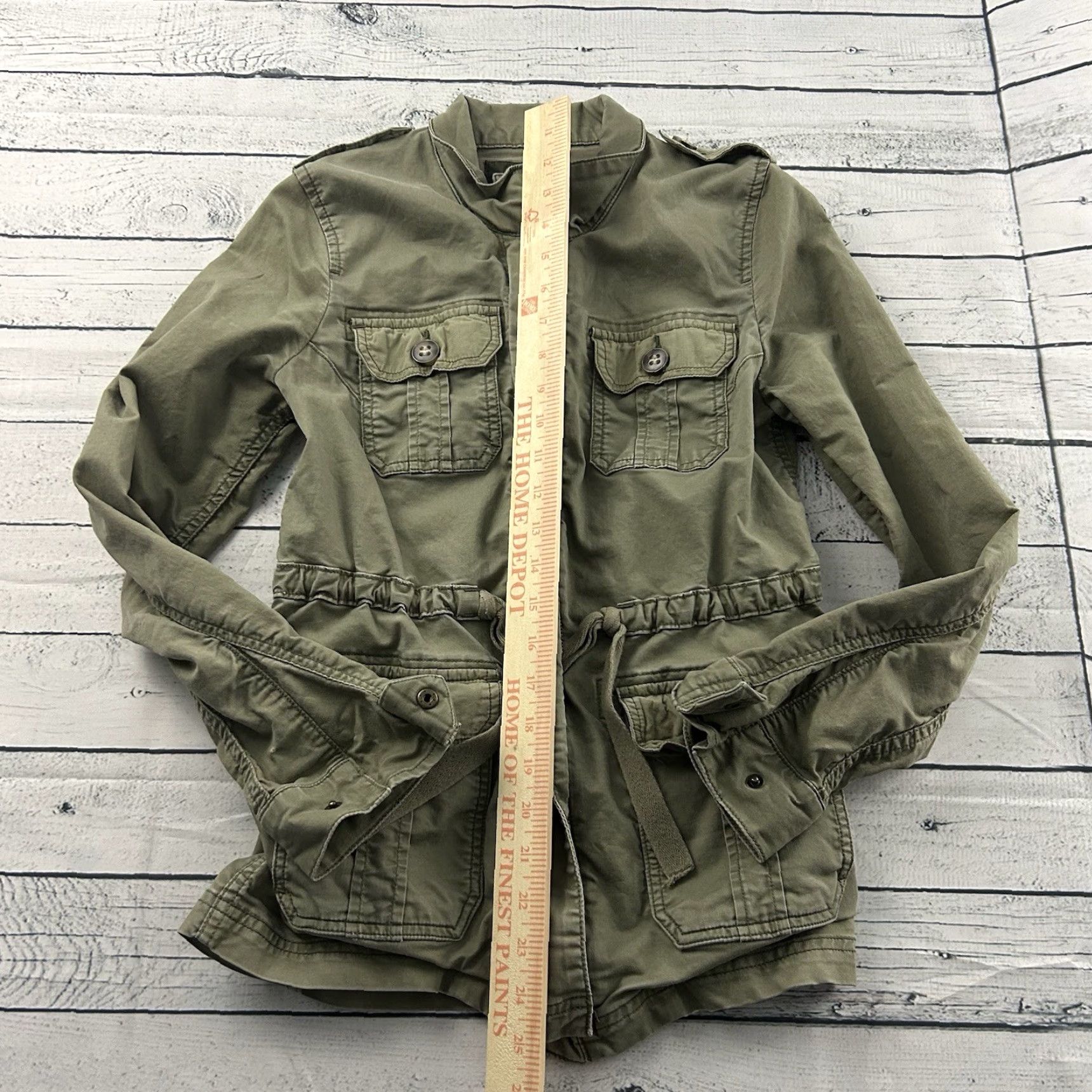 Lucky Brand Lucky Brand Jacket Women S Green Full Zip Snap Button Casual Field Jacket Womens S Green Lucky Brand Jacket - Shirt Size S / US 4 / IT 40 - 2 Thumbnail
