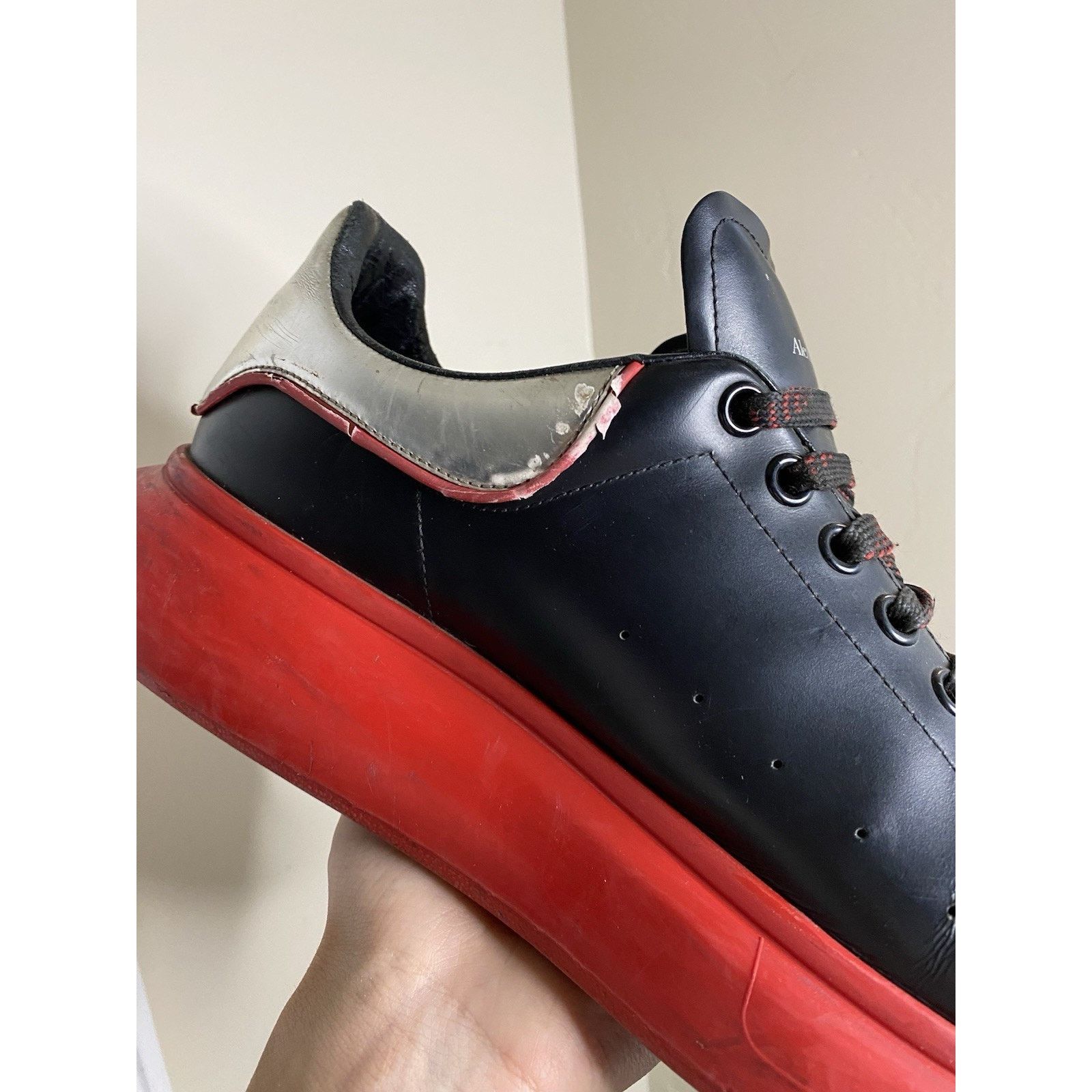 Alexander McQueen Alexander McQueen 'Black Silver Lust Red' ( 12 US) Size US 12 / EU 45 - 19 Thumbnail