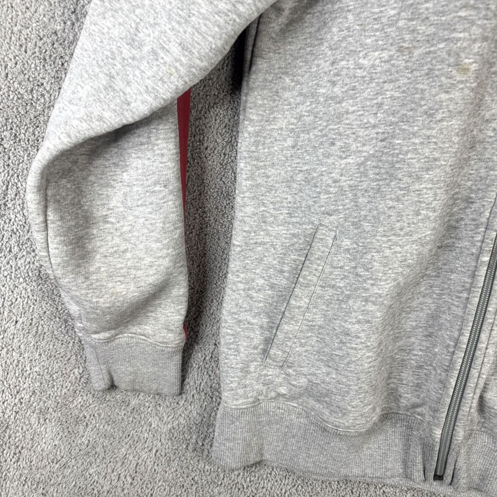 Timberland Timberland Sweatshirt Mens Large Gray Full Zip Fleece Stand Collar Logo Track Size US L / EU 52-54 / 3 - 2 Thumbnail