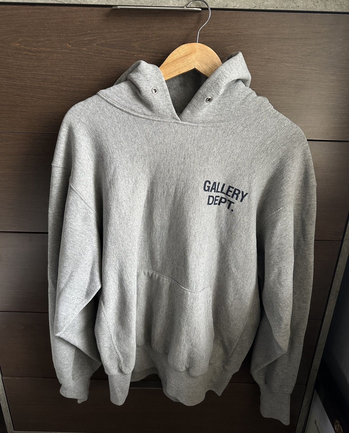 Pre-owned Gallery Dept. Gallery Department Grey Hoodie Og