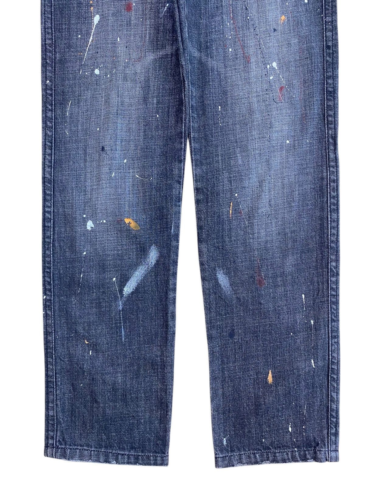 Japanese Brand Japanese Brand Splatter Paint Style Loose Jeans Size US 28 / EU 44 - 9 Thumbnail