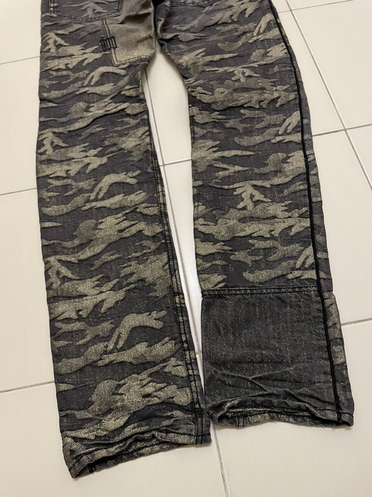 Japanese Brand 20MF 20,000,000 Fragments 'TroisO' Golden Tiger Stripe Jeans Size US 32 / EU 48 - 7 Thumbnail
