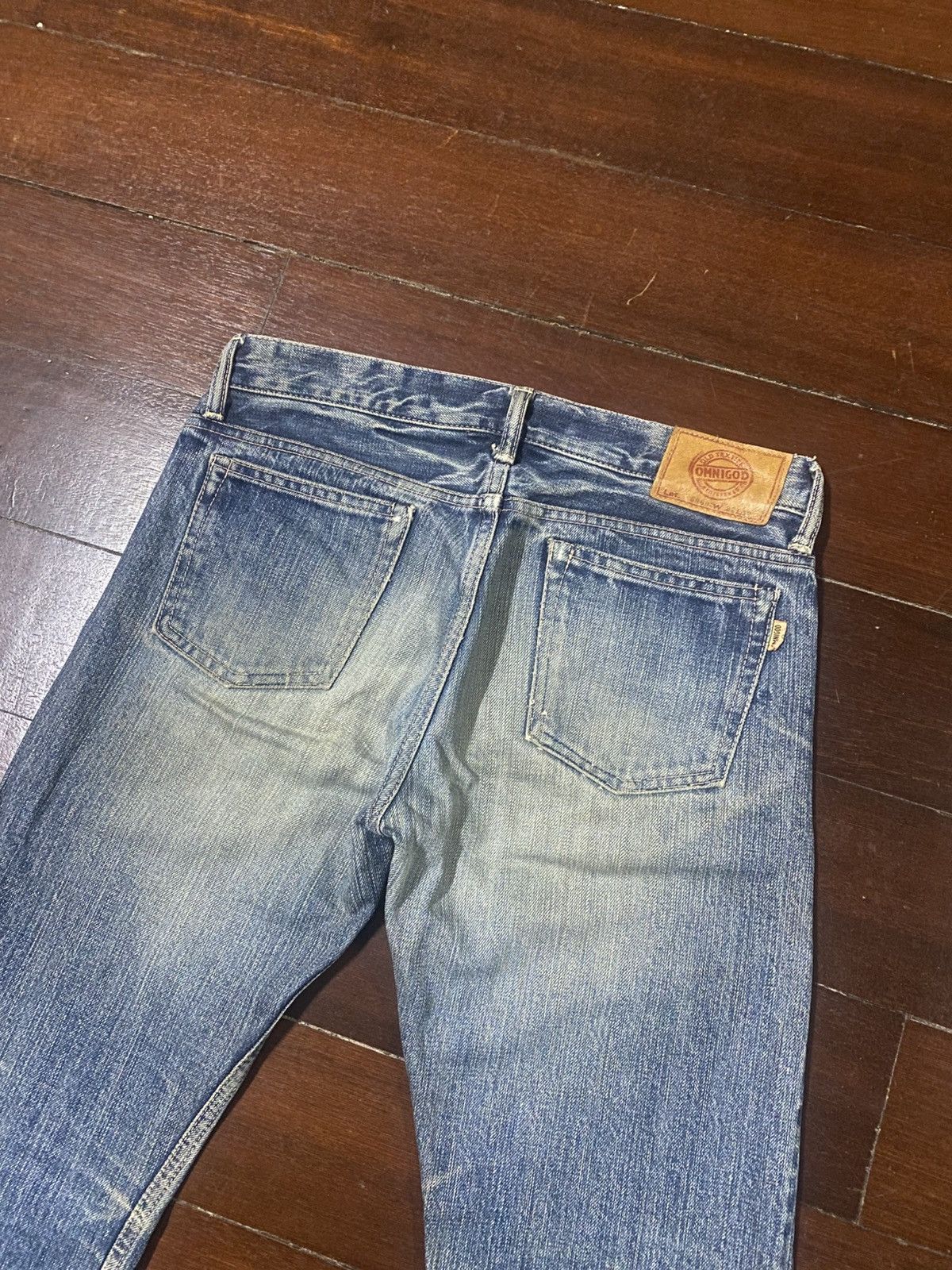 OMNIGOD Vintage omnigod mud wash flare selvedge jeans Size US 31 - 13 Thumbnail