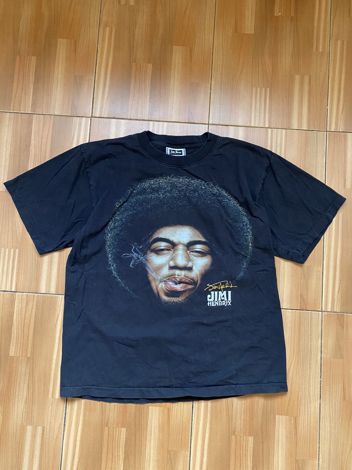 Jimi Hendrix × Vintage Jimi Hendrix Vintage Black T Shirt Size L Size US L / EU 52-54 / 3 - 2 Thumbnail