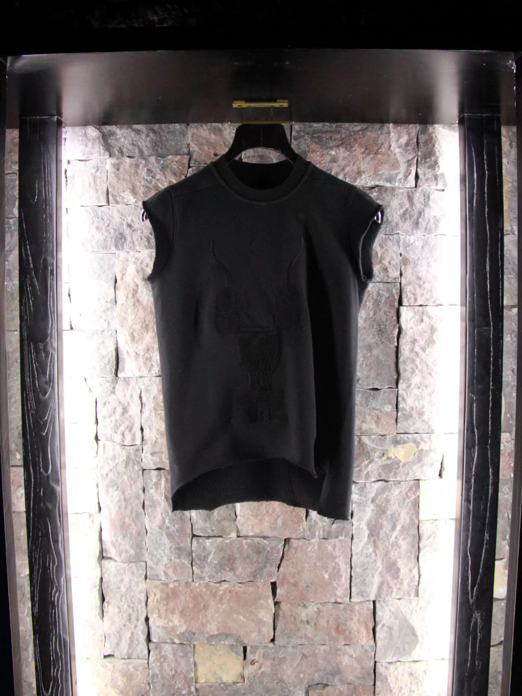 Rick Owens Rick Owens Black Tank Top Men s Size US S / EU 44-46 / 1 - 1 Thumbnail