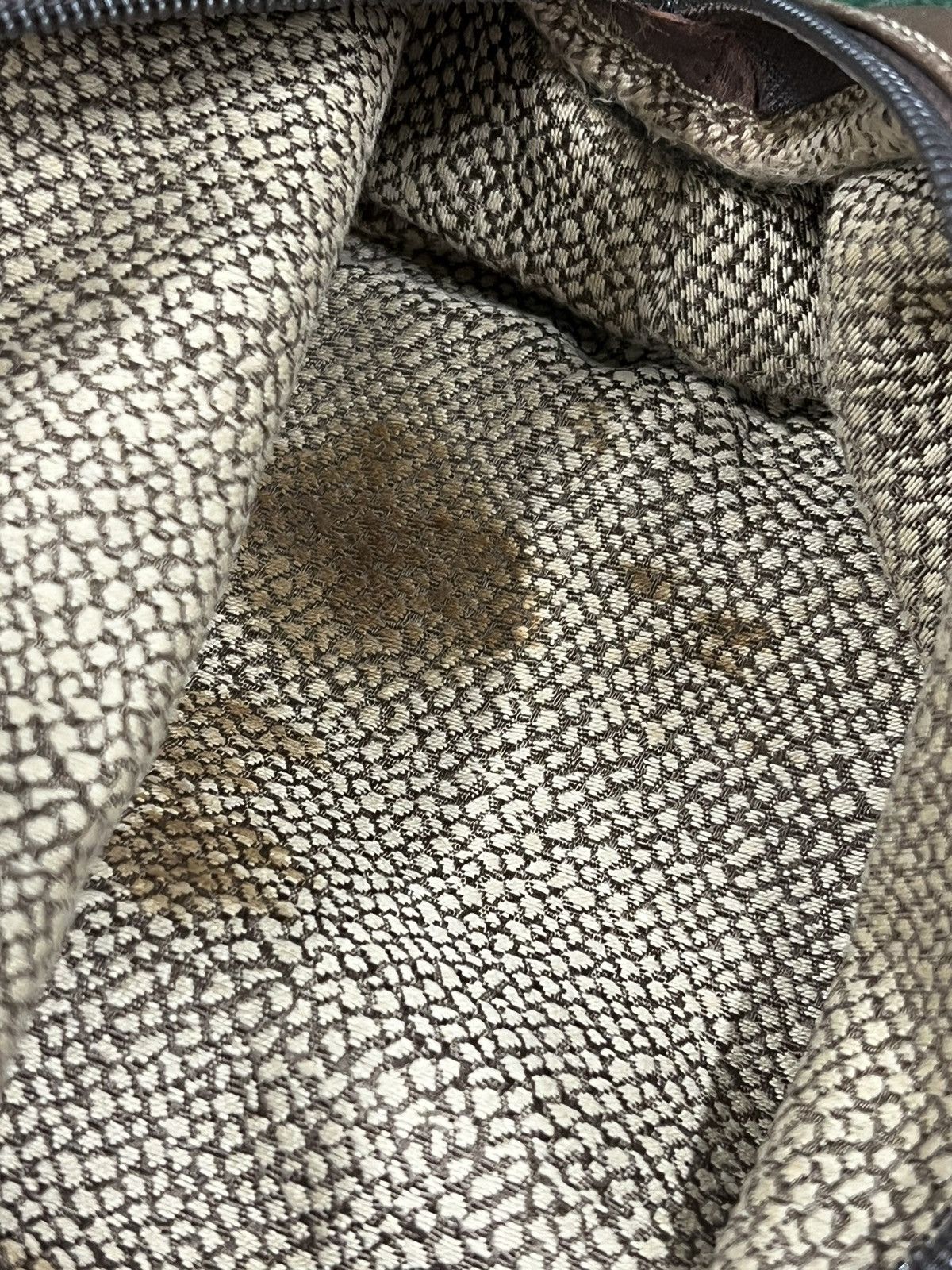 Vintage Borbonese Redwall Quail Pattern Suede Leather Pouch Size ONE SIZE - 6 Thumbnail
