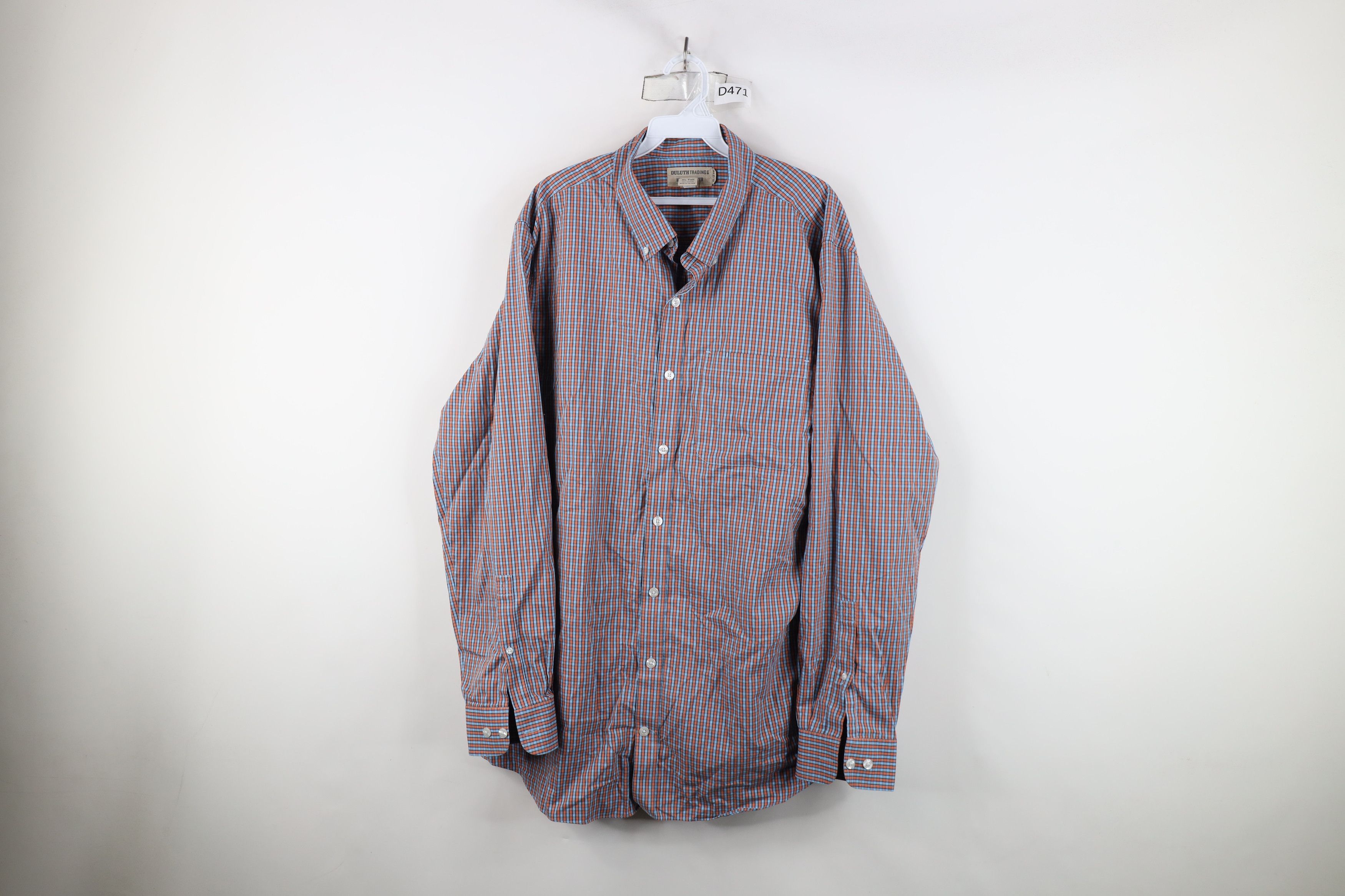 Duluth Trading Company × Vintage Duluth Trading Co Slim Fit Collared Button Down Shirt Size US XL / EU 56 / 4 - 1 Thumbnail