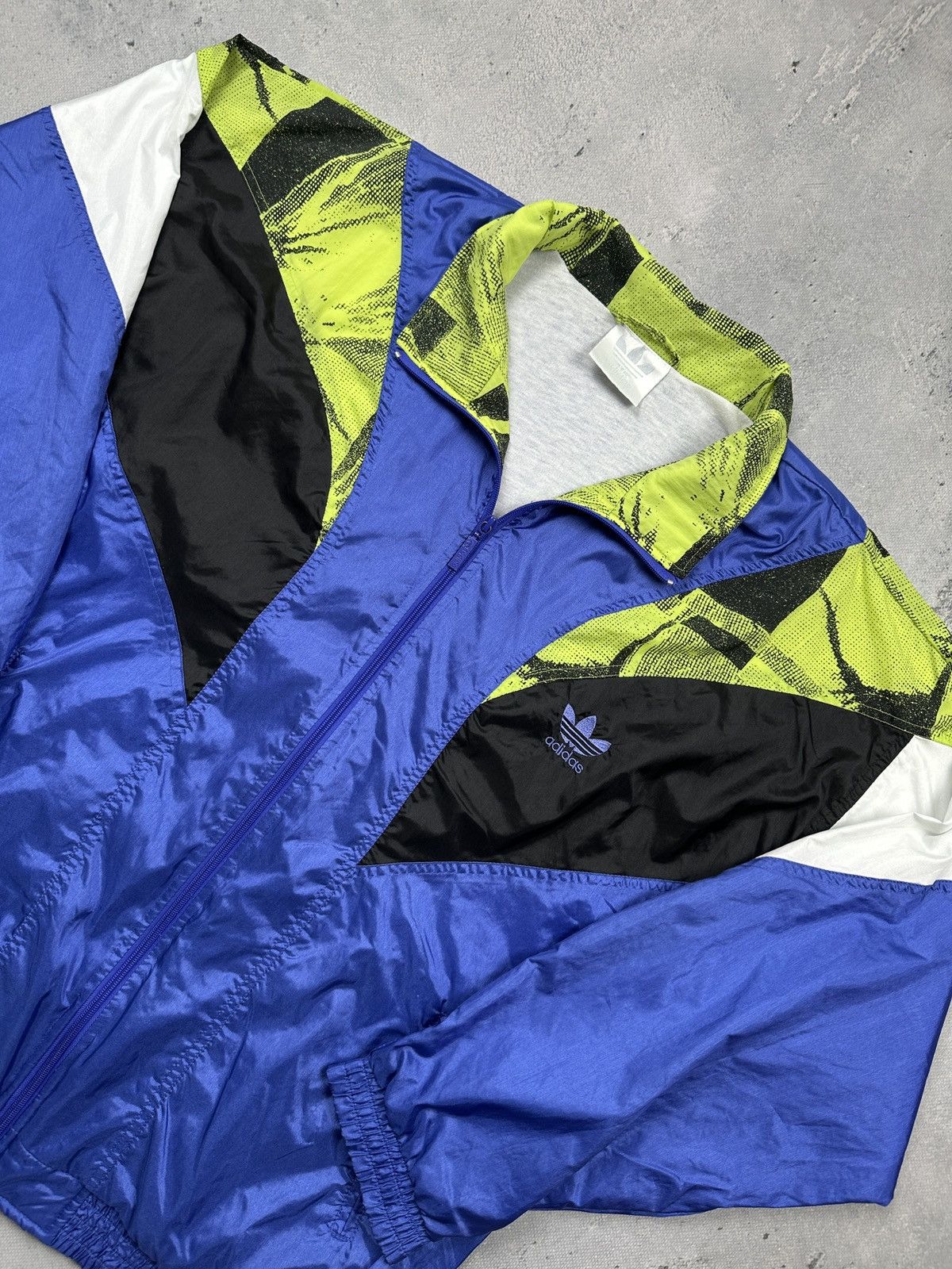 Adidas Vintage adidas Originals 90s Windbreaker Jacket Full-Zip 80s Size US XL / EU 56 / 4 - 2 Thumbnail